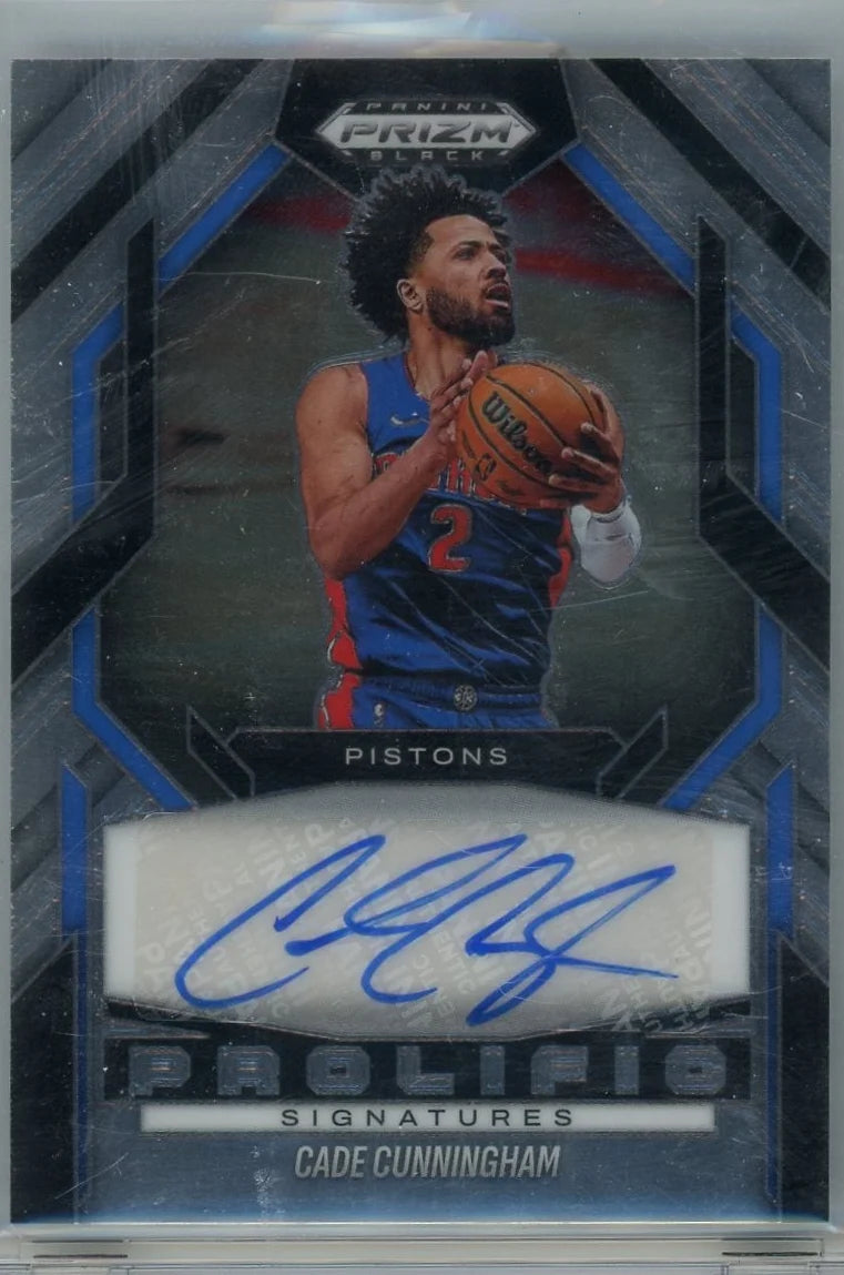 Cade Cunningham 2024 Panini Prizm Black Basketball Prolific Signatures