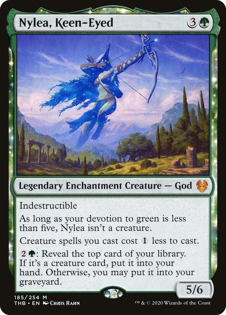 Nylea, Keen-Eyed (185) (Theros Beyond Death)