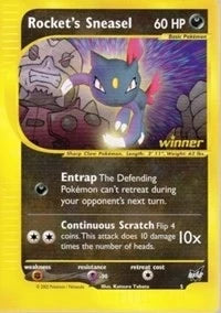 Rocket's Sneasel - 5 [Winner] (005/009) (Best of Promos) (PR)
