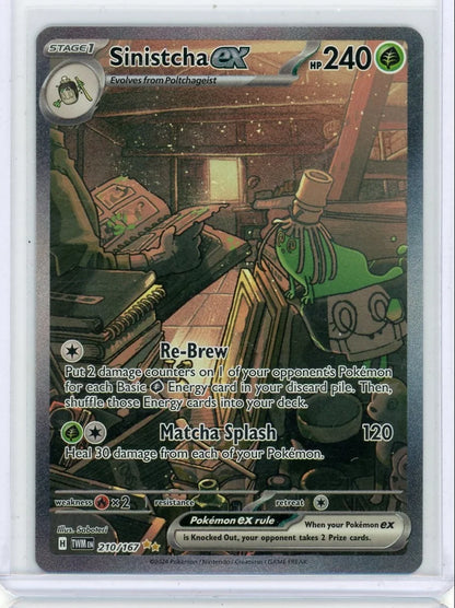 Sinistcha ex Pokémon Twilight Masquerade Special Illustration Rare #210/167
