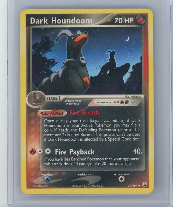 Dark Houndoom Pokémon Team Rocket Returns Non Holo #37/109