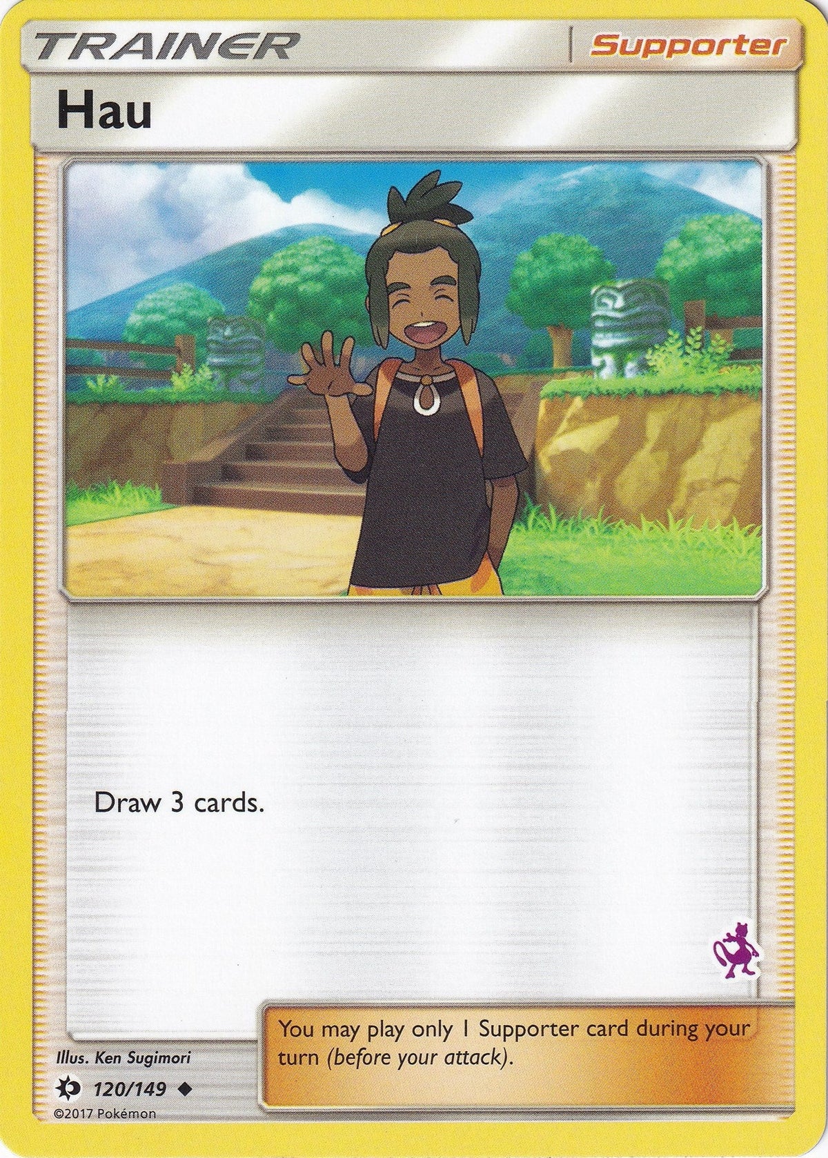 Hau - 120/149 (Mewtwo Stamped) (120/149) (Battle Academy) (BTA)