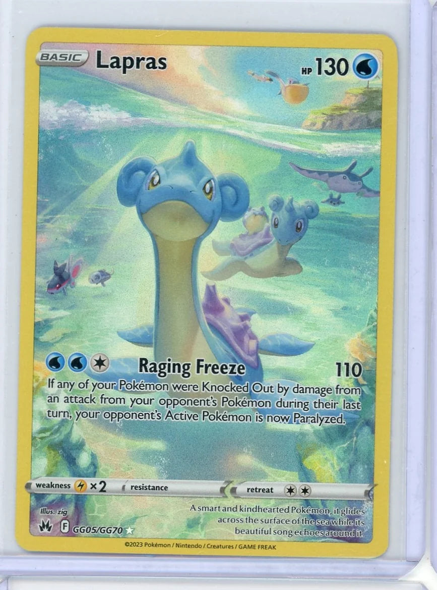 Lapras Pokémon Crown Zenith Ultra Rare #GG05/GG70