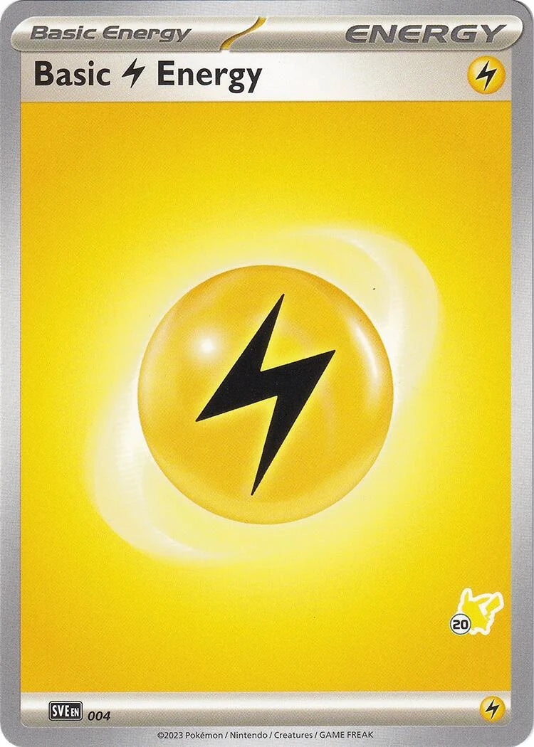 Basic Lightning Energy - Pikachu 20 (004) (Battle Academy 2024) (BA24)