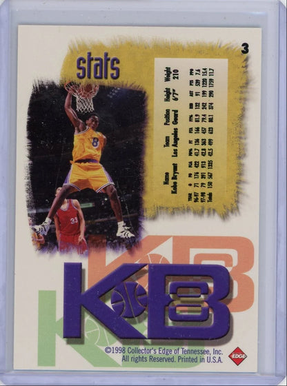 Kobe Bryant 1998 Collector's Edge #3