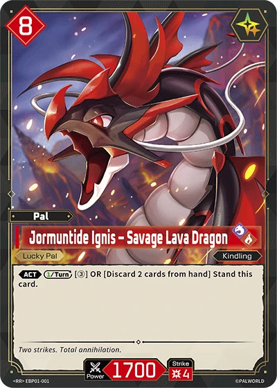 Jormuntide Ignis – Savage Lava Dragon (EBP01-001) (Dawn of Palpagos) (EBP01)