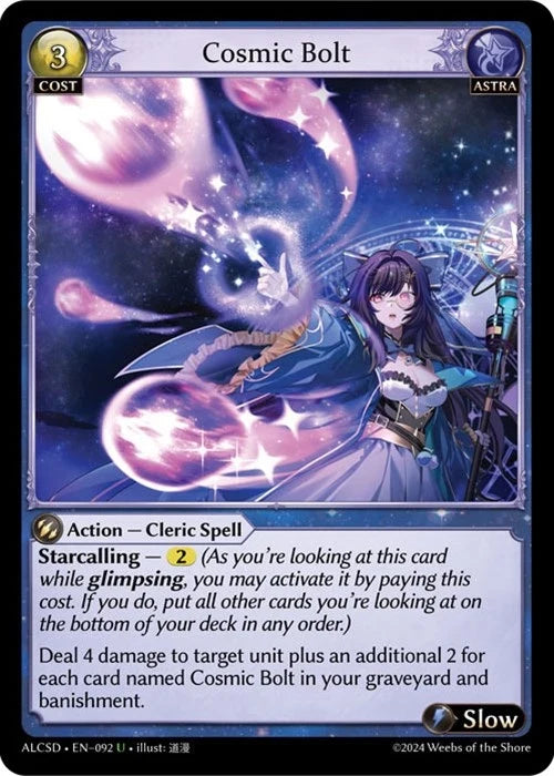 Cosmic Bolt (092) (Alchemical Revolution Starter Decks) (ALCSD)