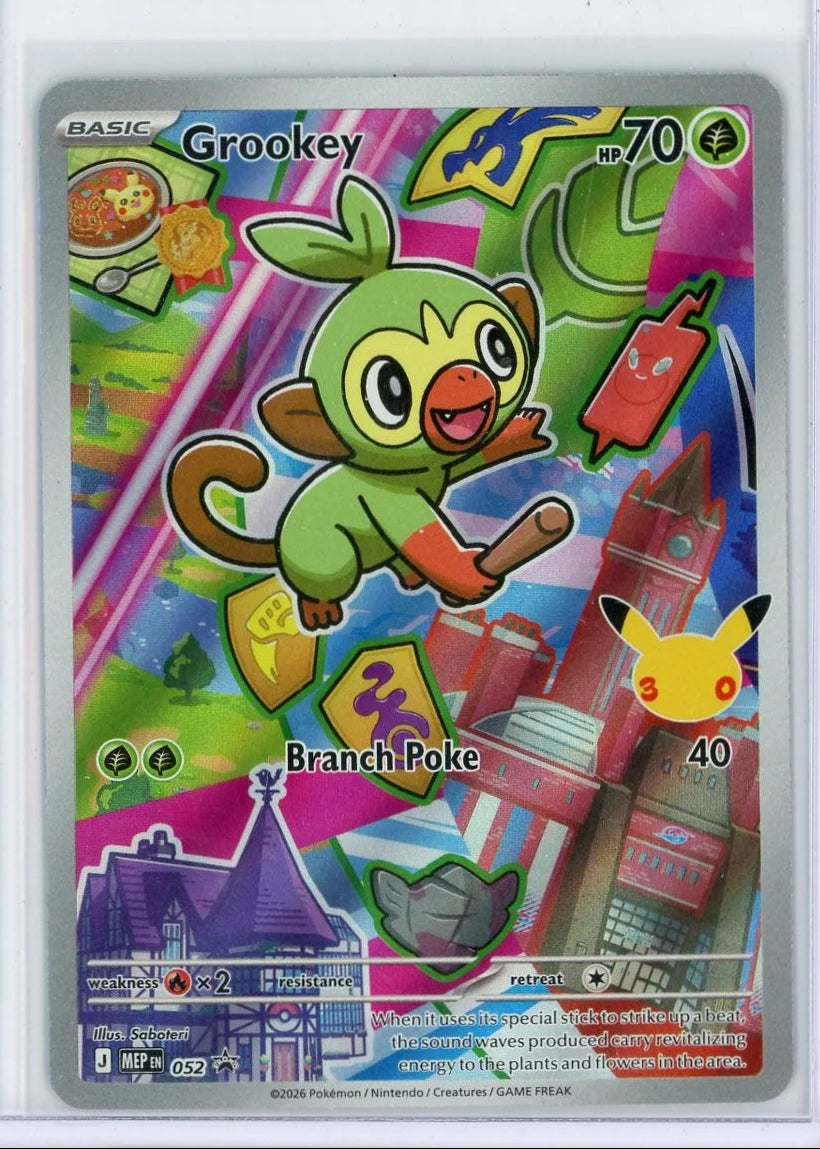 Grookey Pokémon Mega Evolution First Partner Promo #052