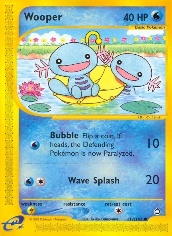 Wooper (117) (117/147) (Aquapolis) (AQ)
