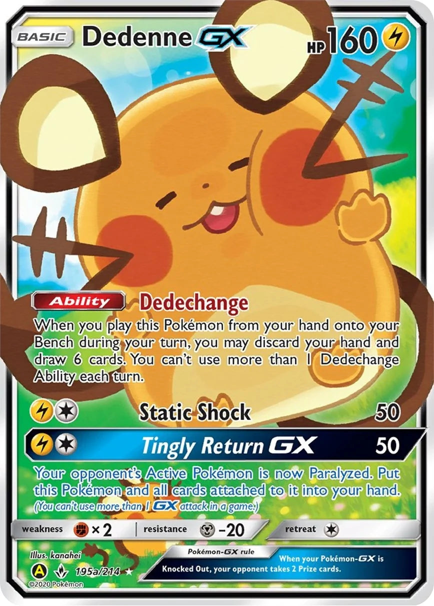 Dedenne GX - 195a/214 (195a/214) (Alternate Art Promos) (PR)