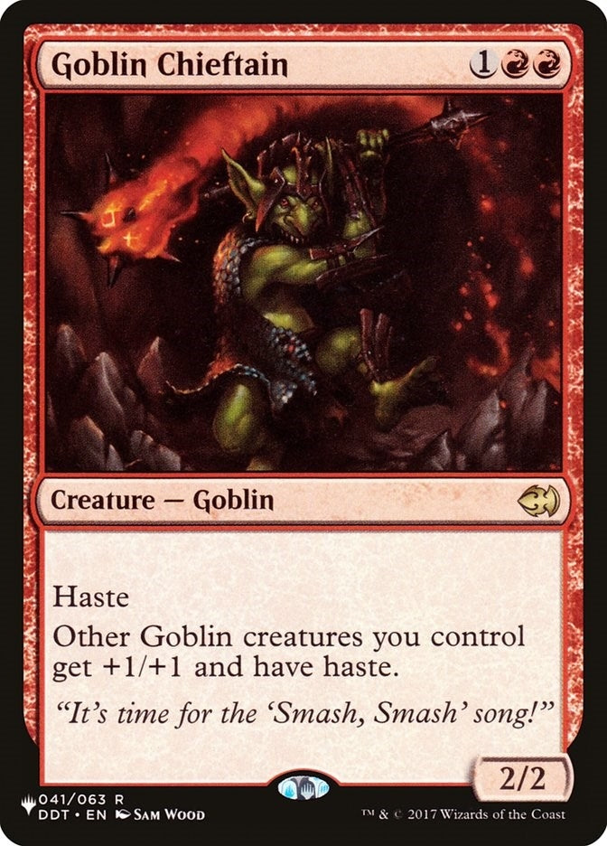 Goblin Chieftain (041/063) (The List Reprints)