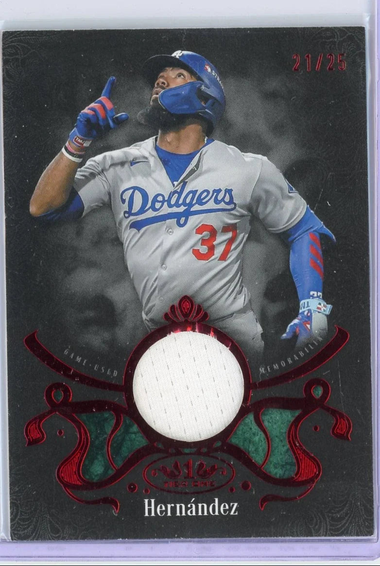 Teoscar Hernandez 2026 Topps Tier One Shadow Relic #SR-TH #'d /25