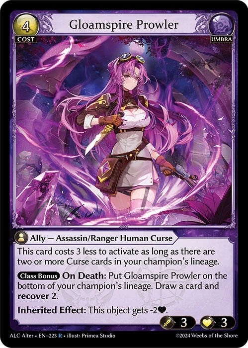 Gloamspire Prowler (223) (Alchemical Revolution Alter Edition) (ALC Alter)