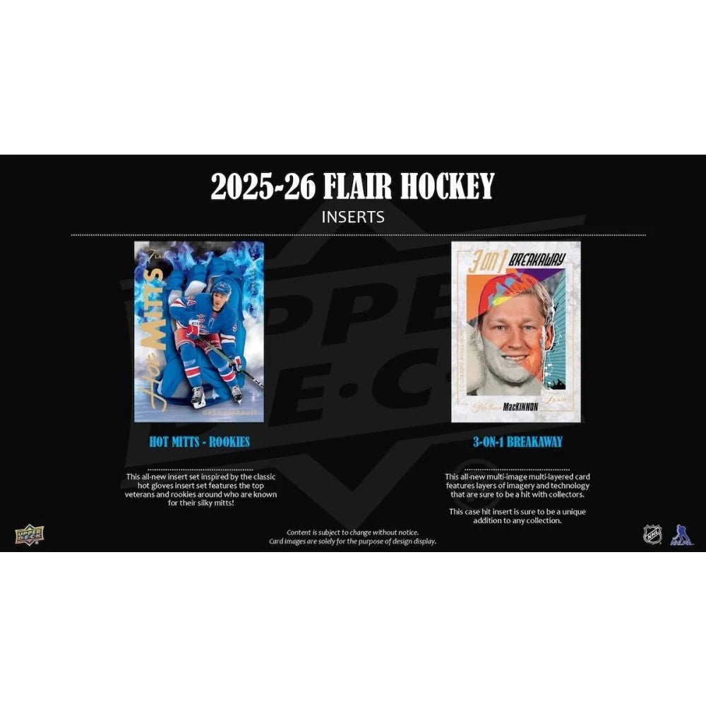 2025-26 Upper Deck Flair Hockey Hobby Box [Contact Us To Order]