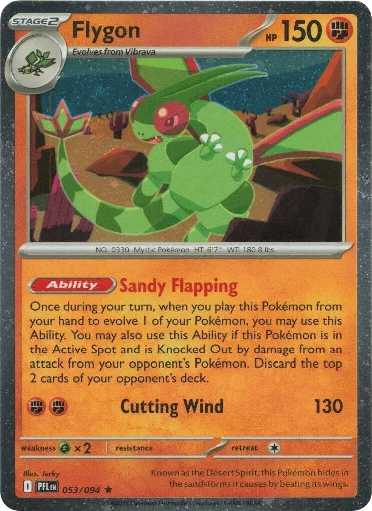 Flygon - 053/094 (Cosmos Holo) (053/094) (Blister Exclusives) (BLE)