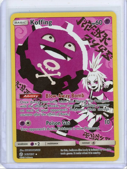 Koffing Pokémon Cosmic Eclipse Secret Rare #243/236
