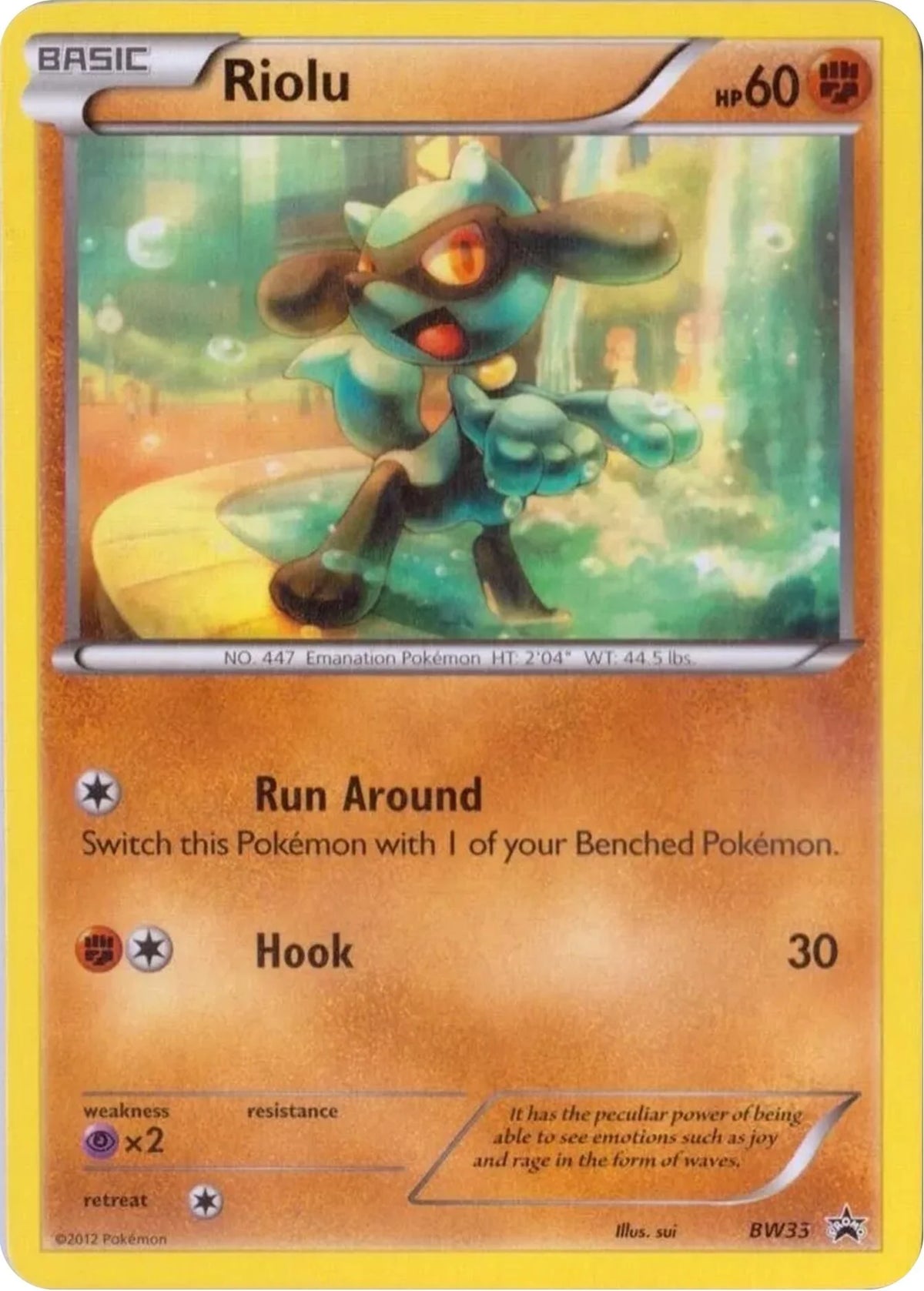 Riolu - BW33 (BW33) (Black and White Promos) (PR)