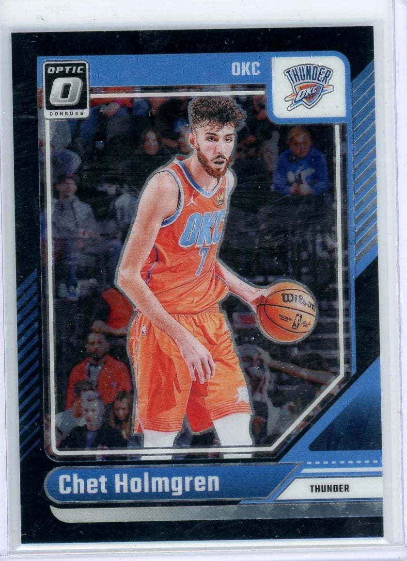Chet Holmgren 2024-25 Panini Donruss Optic FOTL black prizm #'d 1/3