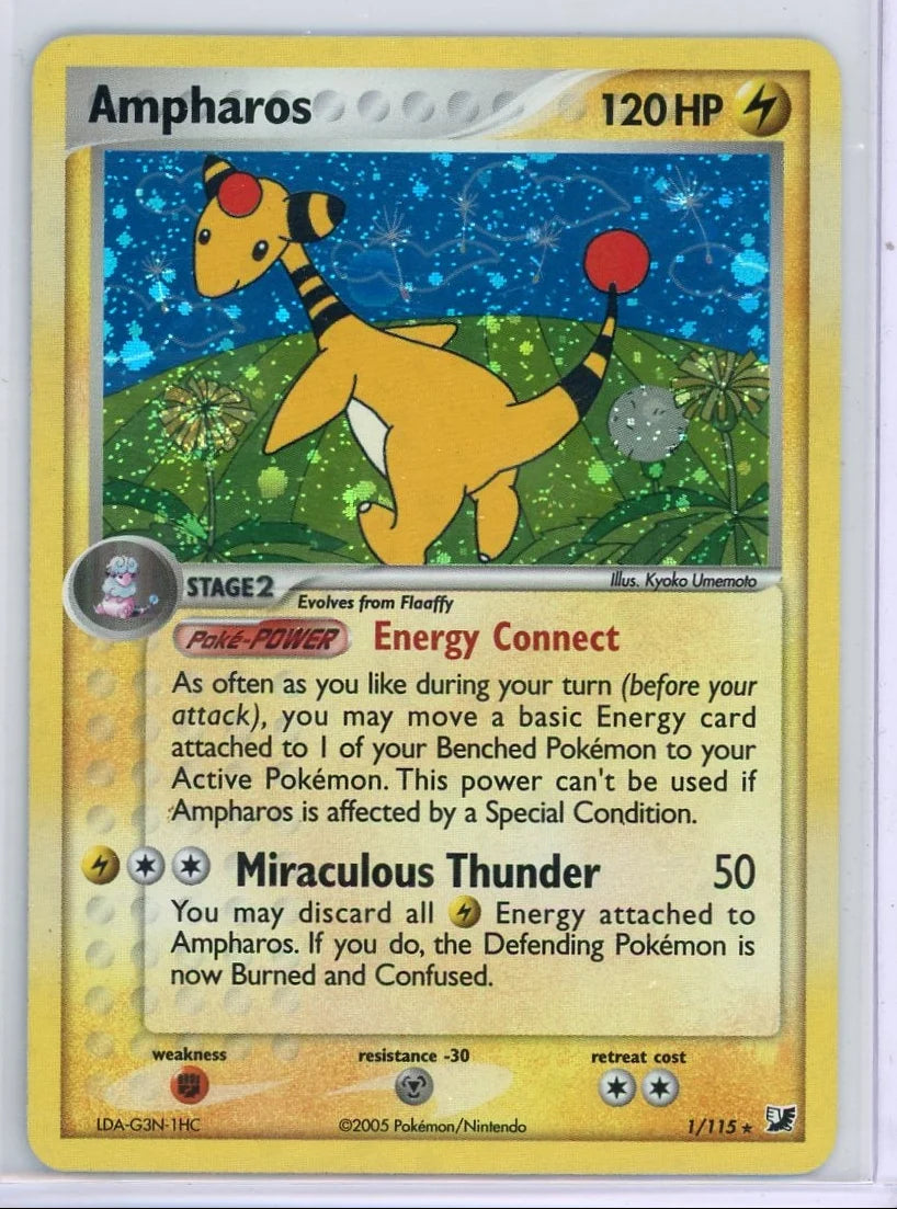 Ampharos Pokémon Unseen Forces Holo #1/115