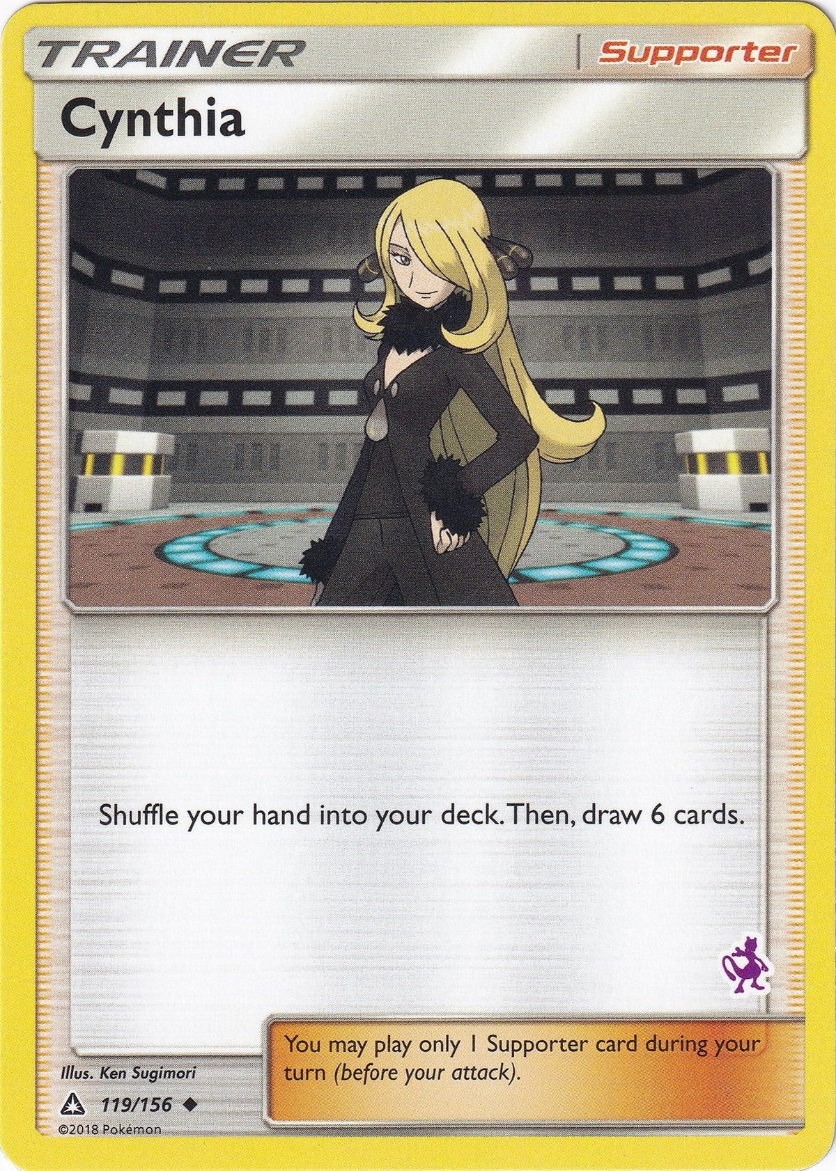 Cynthia - 119/156 (Mewtwo Stamped) (119/156) (Battle Academy) (BTA)
