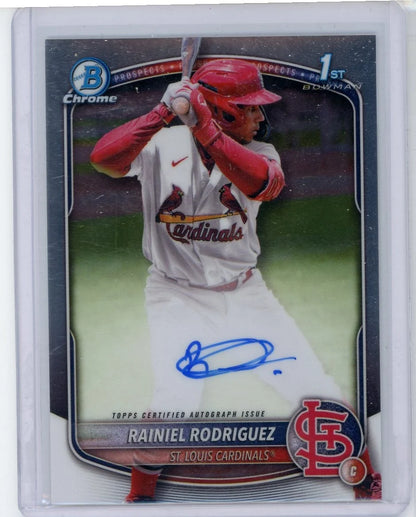 Rainiel Rodriguez 2025 1st Bowman Chrome Autograph