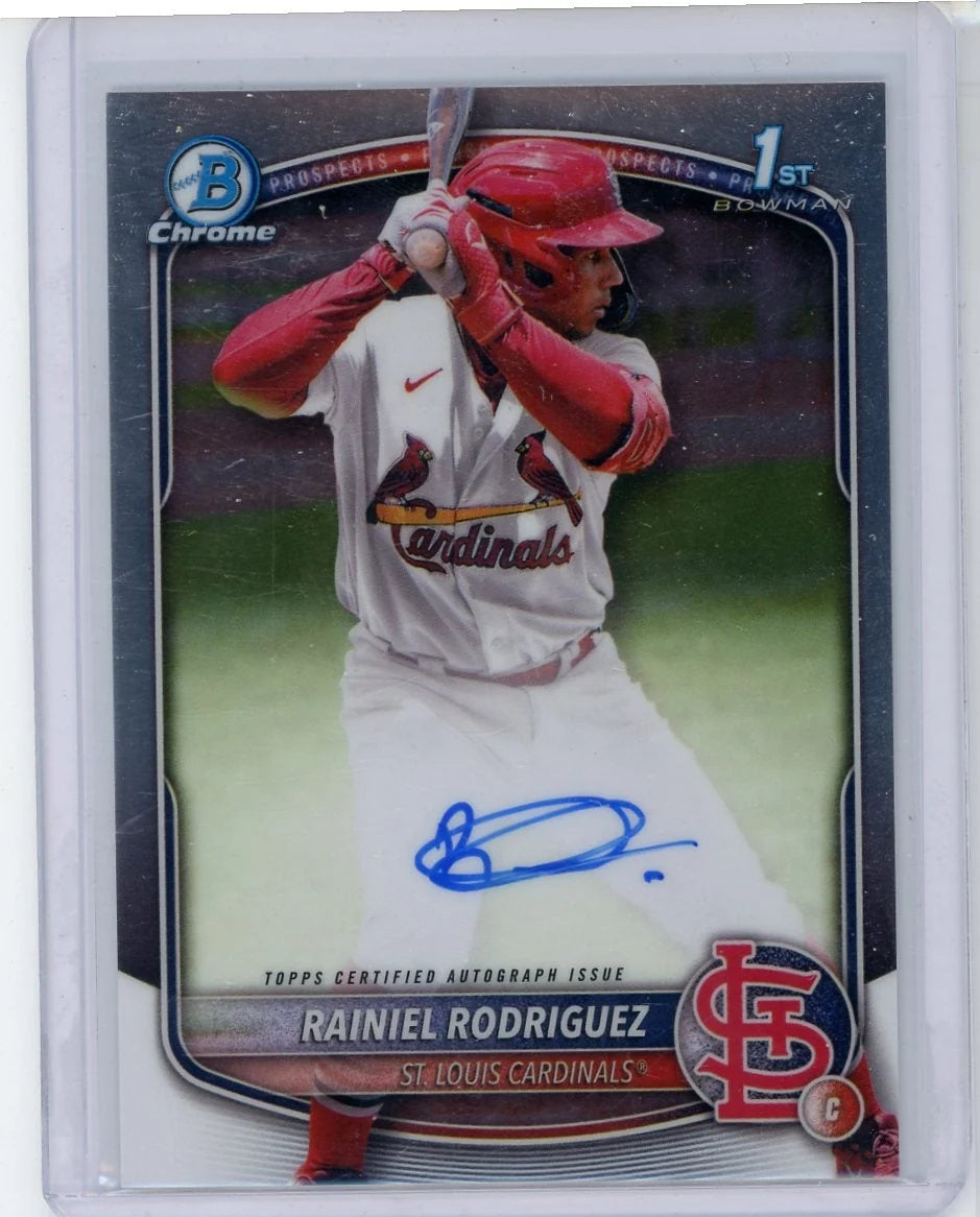 Rainiel Rodriguez 2025 1st Bowman Chrome Autograph