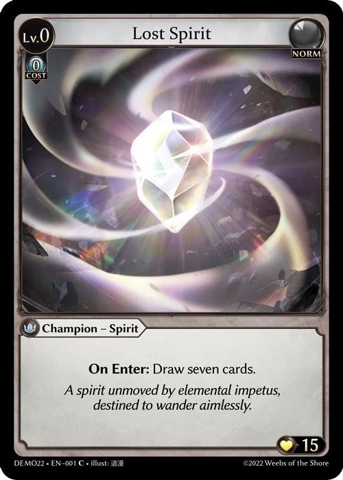 Lost Spirit (001) (2022 Demo Deck) (DEMO22)