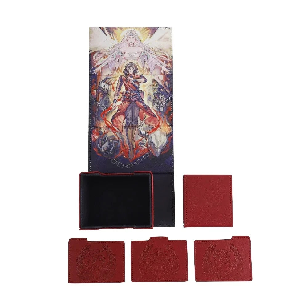 The Inferno Dicewinder Deck Box with Magnetic Dice Tray