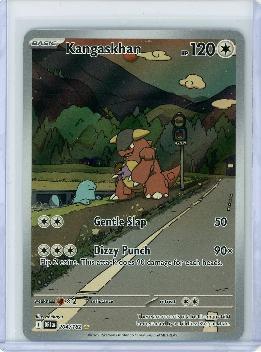Kangaskhan Pokémon Destined Rivals Illustration Rare #204/182
