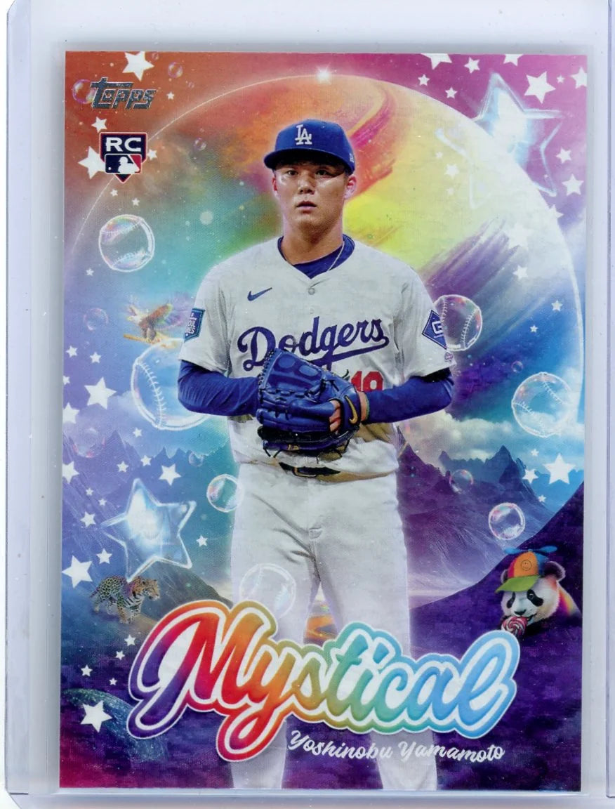 Yoshinobu Yamamoto 2024 Topps Update Mystical RC