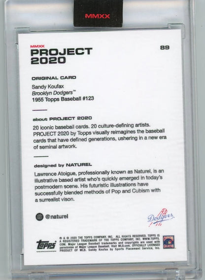 Sandy Koufax 2020 Topps Project 2020 #89