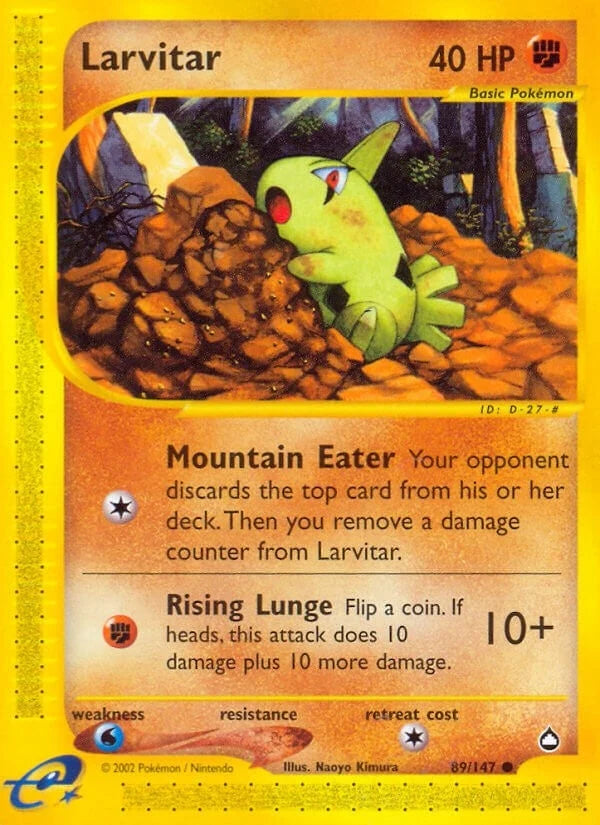 Larvitar (089/147) (Aquapolis) (AQ)