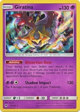 Giratina - 97/214 (Cosmos Holo) (097/214) (Blister Exclusives) (BLE)