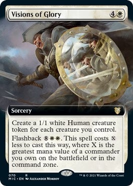 Visions of Glory (Extended Art) (70) (Innistrad: Midnight Hunt)