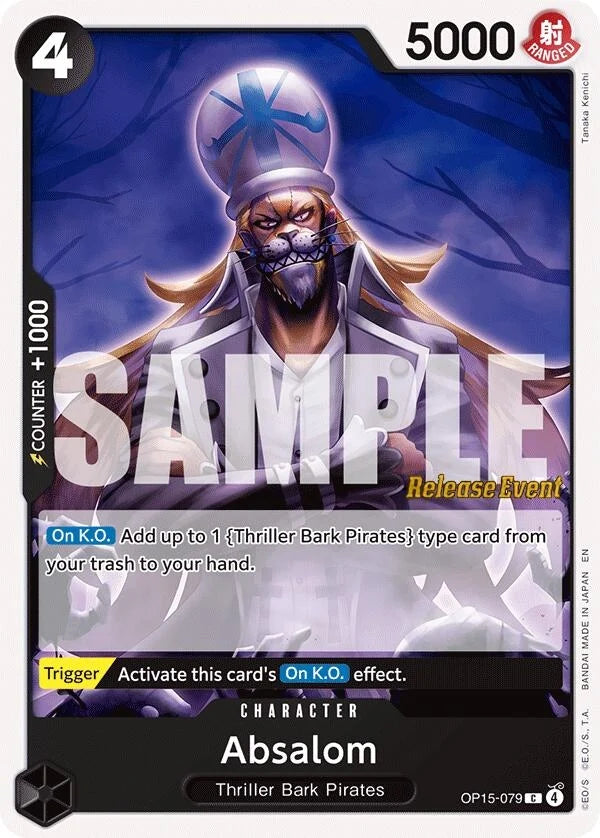 Absalom (OP15-079) (Adventure on Kami's Island Release Event Cards) (OP15 RE)