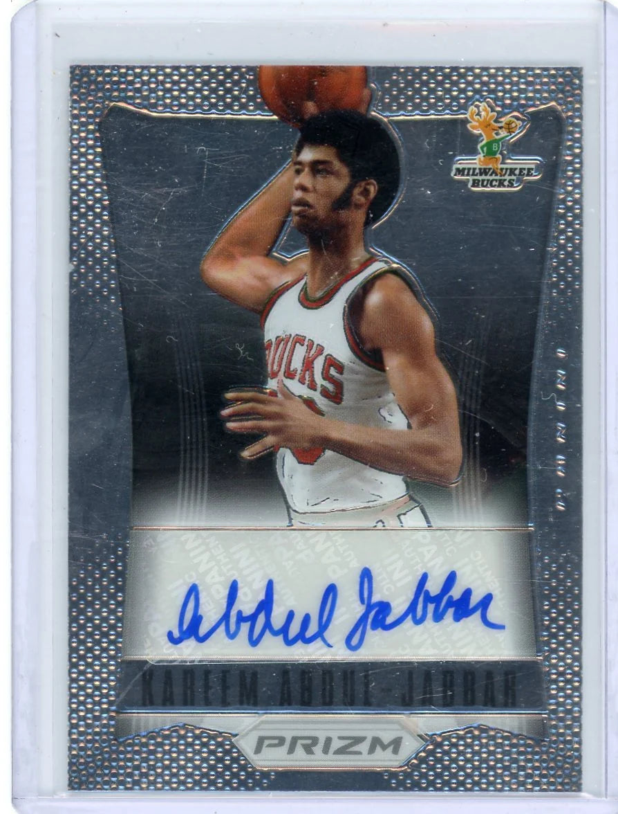 Kareem Abdul-Jabbar 2012-13 Panini Prizm autograph