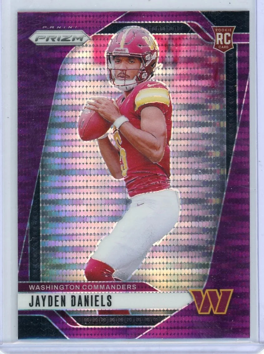 Jayden Daniels 2024 Prizm Purple Pulsar
