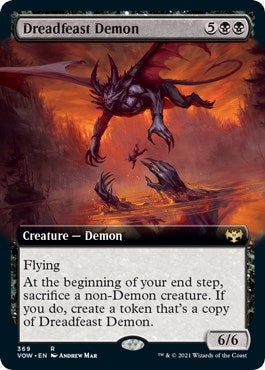 Dreadfeast Demon (Extended Art) (369) (Innistrad: Crimson Vow)