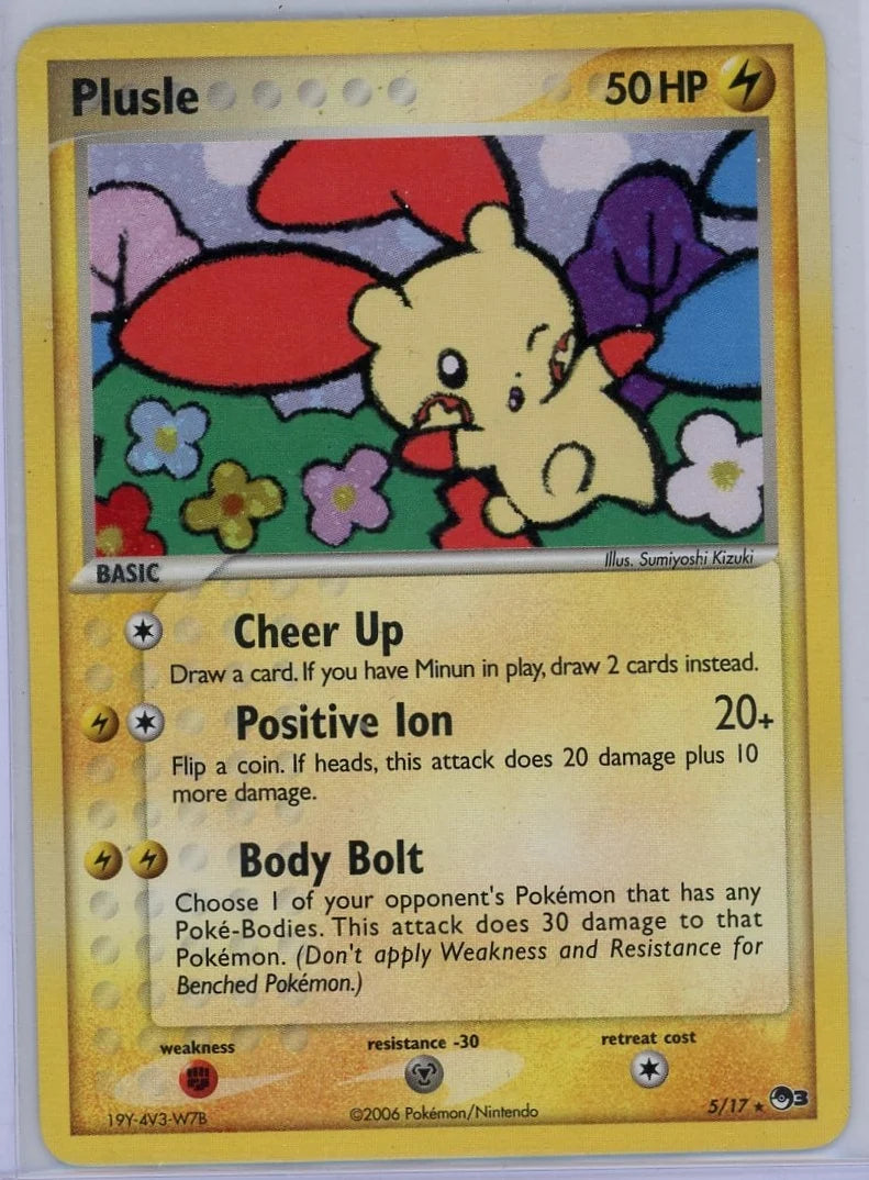 Plusle 2006 Pokémon POP Series 3 #005/017
