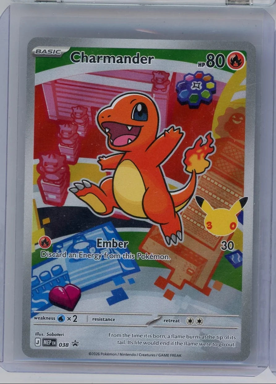 Charmander Pokémon First Partner Promo #038