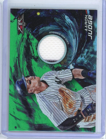 Aaron Judge 2018 Topps Fire relic #'d 45/75