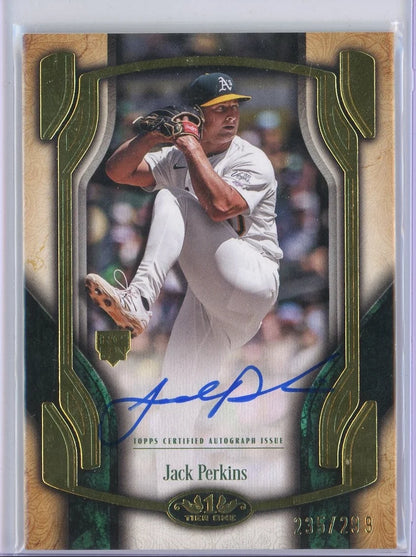 Jack Perkins 2026 Topps Tier One Break Out Auto #BOA-JP #'d /299