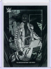 "The American Nightmare" Cody Rhodes 2026 Topps Chrome WWE Negative Refractor