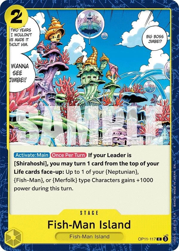 Fish-Man Island (OP11-117) (A Fist of Divine Speed) (OP11)