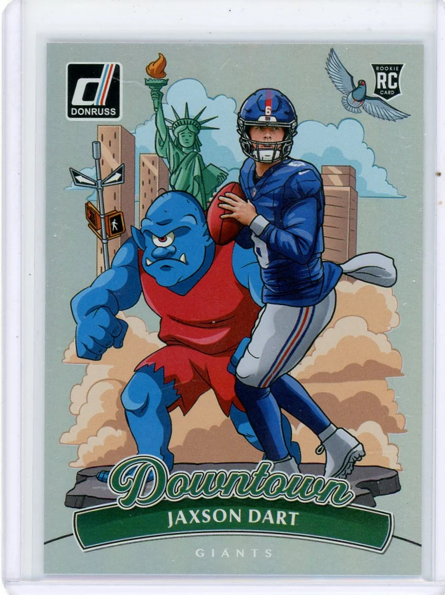 Jaxson Dart 2025 Panini Donruss Downtown RC SSP