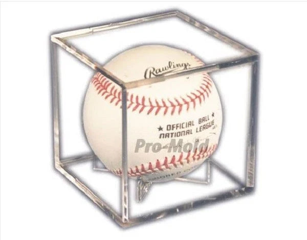 Pro Mold Ball Cube With Stand & Rawlings Baseball