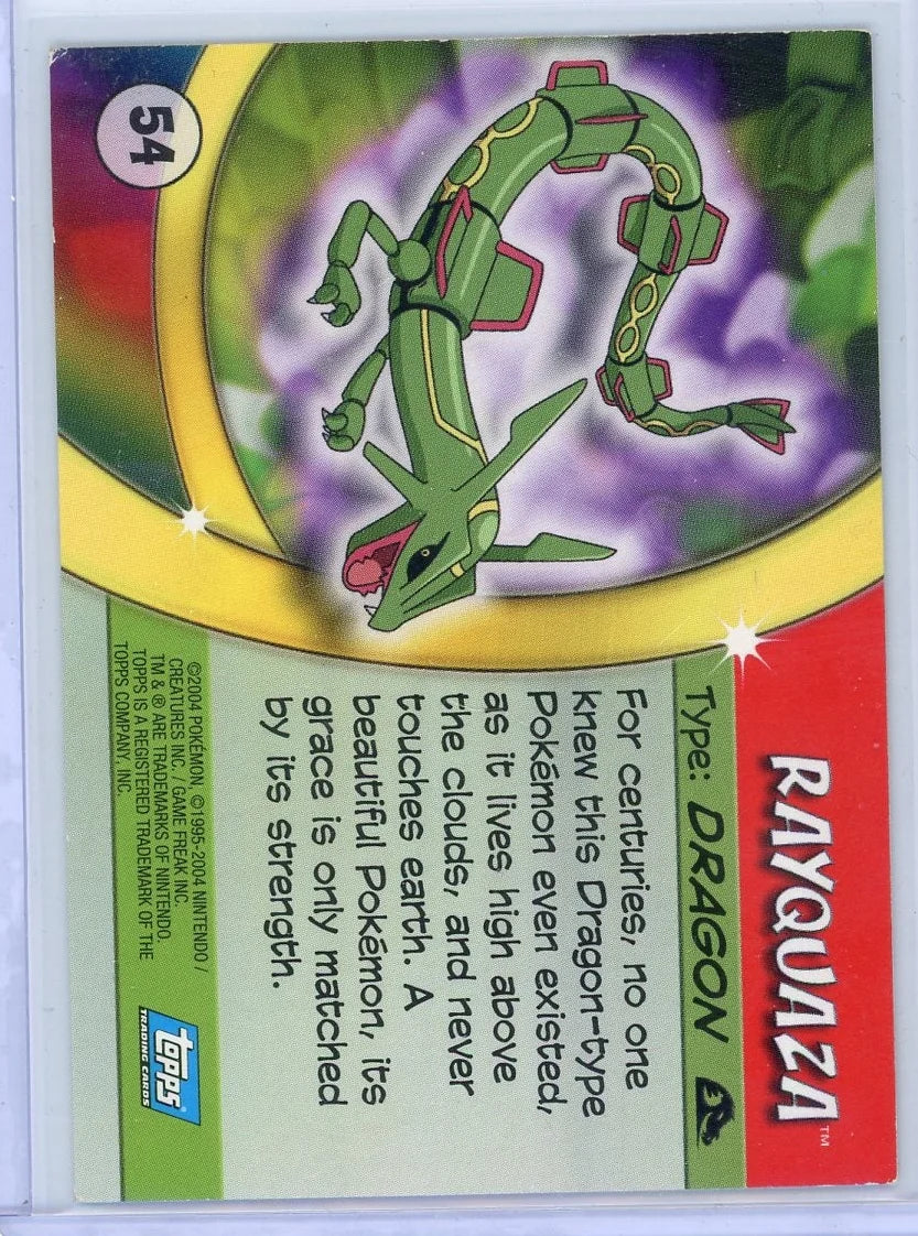 Rayquaza 2004 Pokemon Topps TV