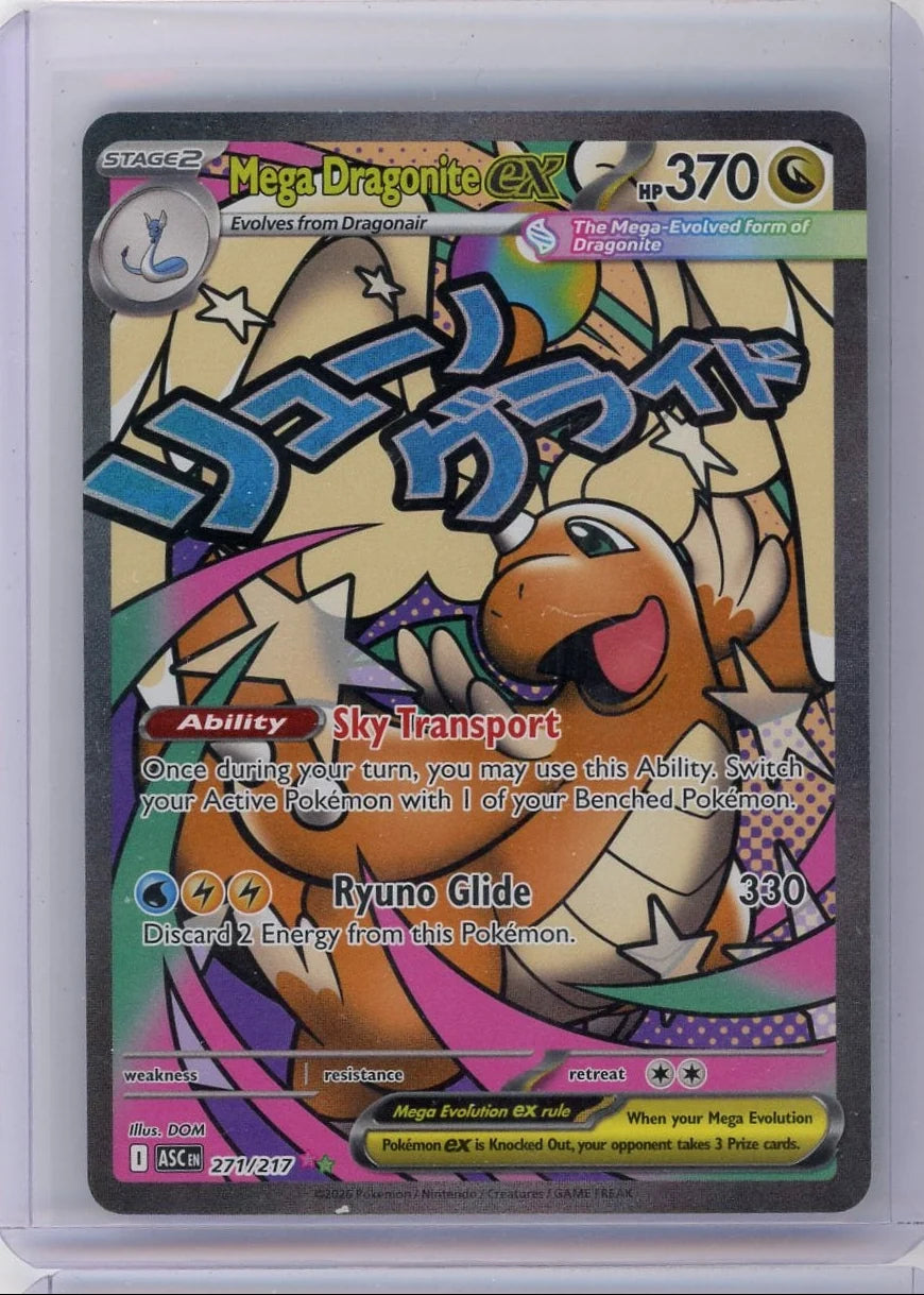 Mega Dragonite ex Pokémon Ascended Heroes Attack Rare #271/217