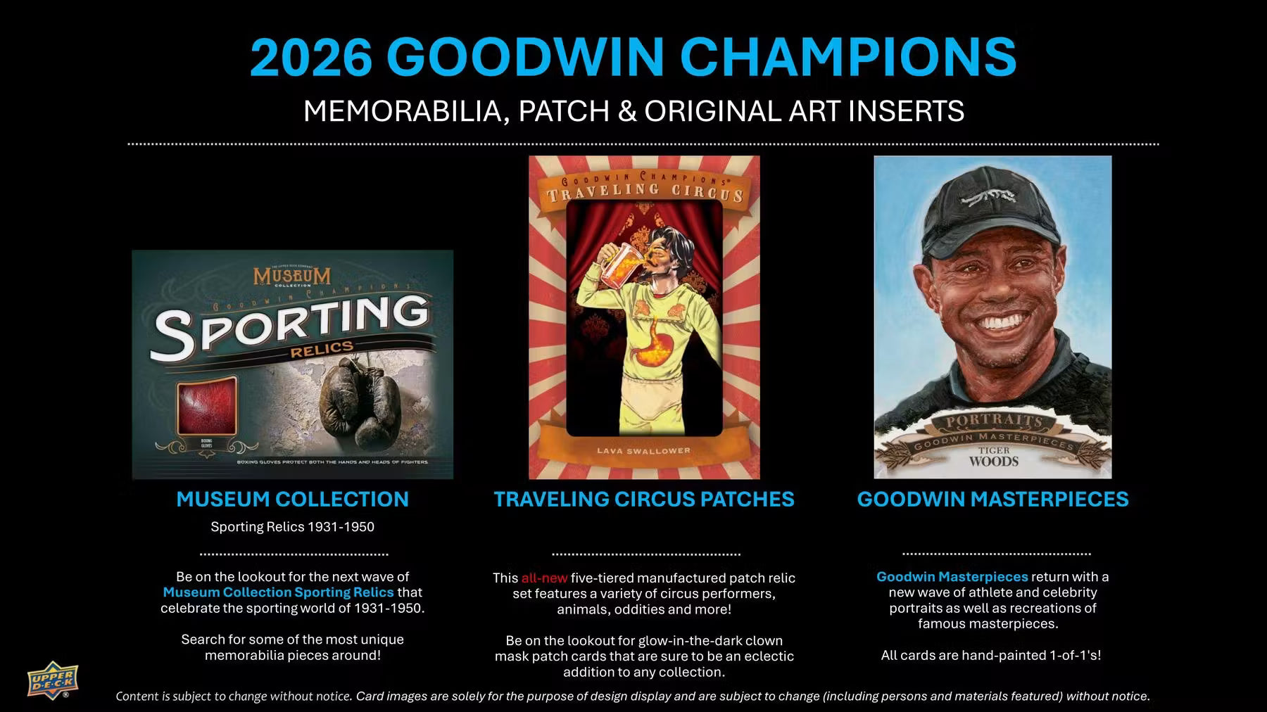 2026 Upper Deck Goodwin Champions Hobby Box [Contact us to Order]