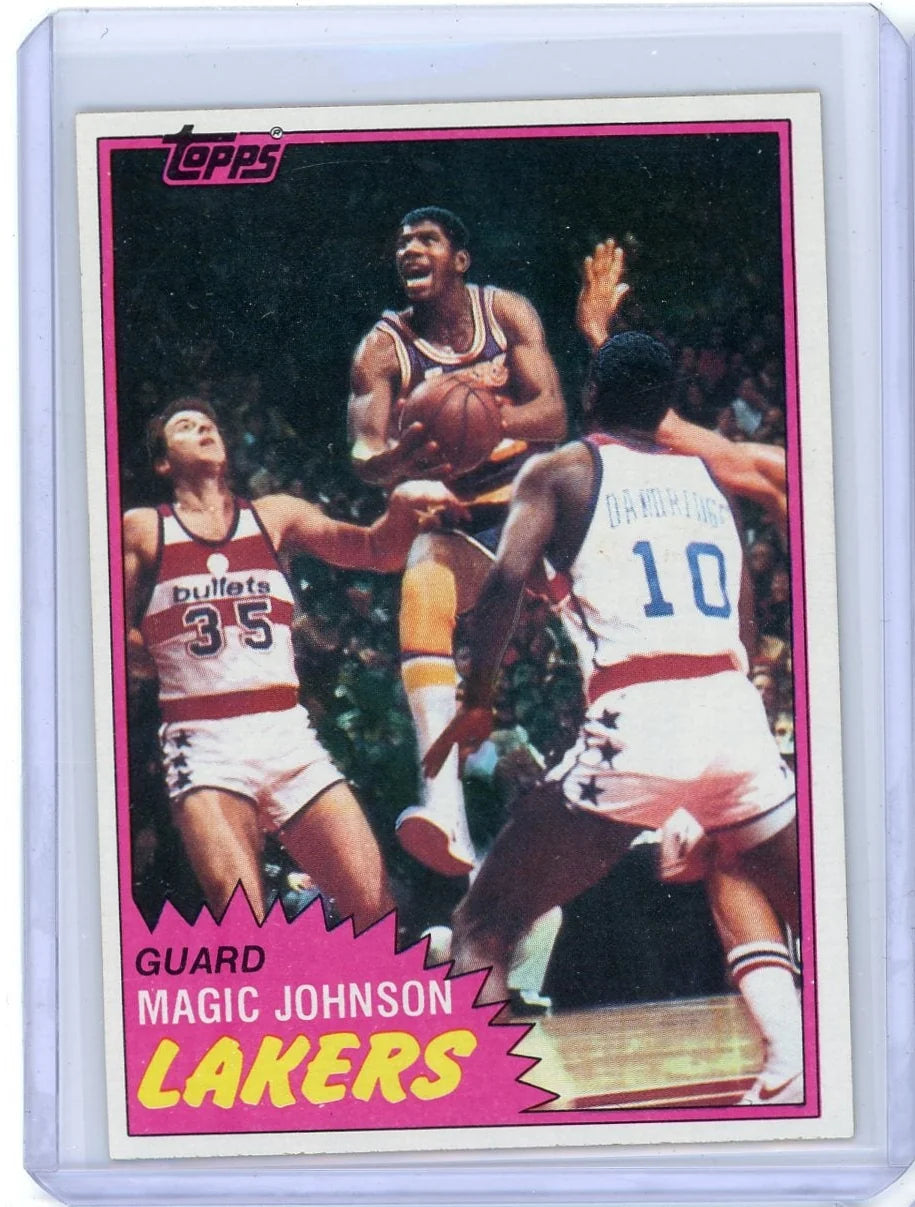 Magic Johnson 1981 Topps #261